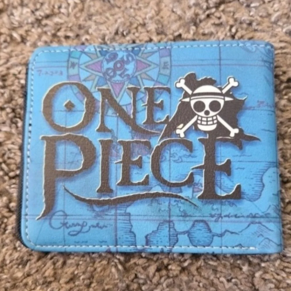 New one piece anime manga leather wallet